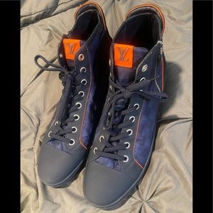 Louis Vuitton sneakers! Size 12 blue and orange